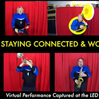 Photo of entertainment during virtual meeting